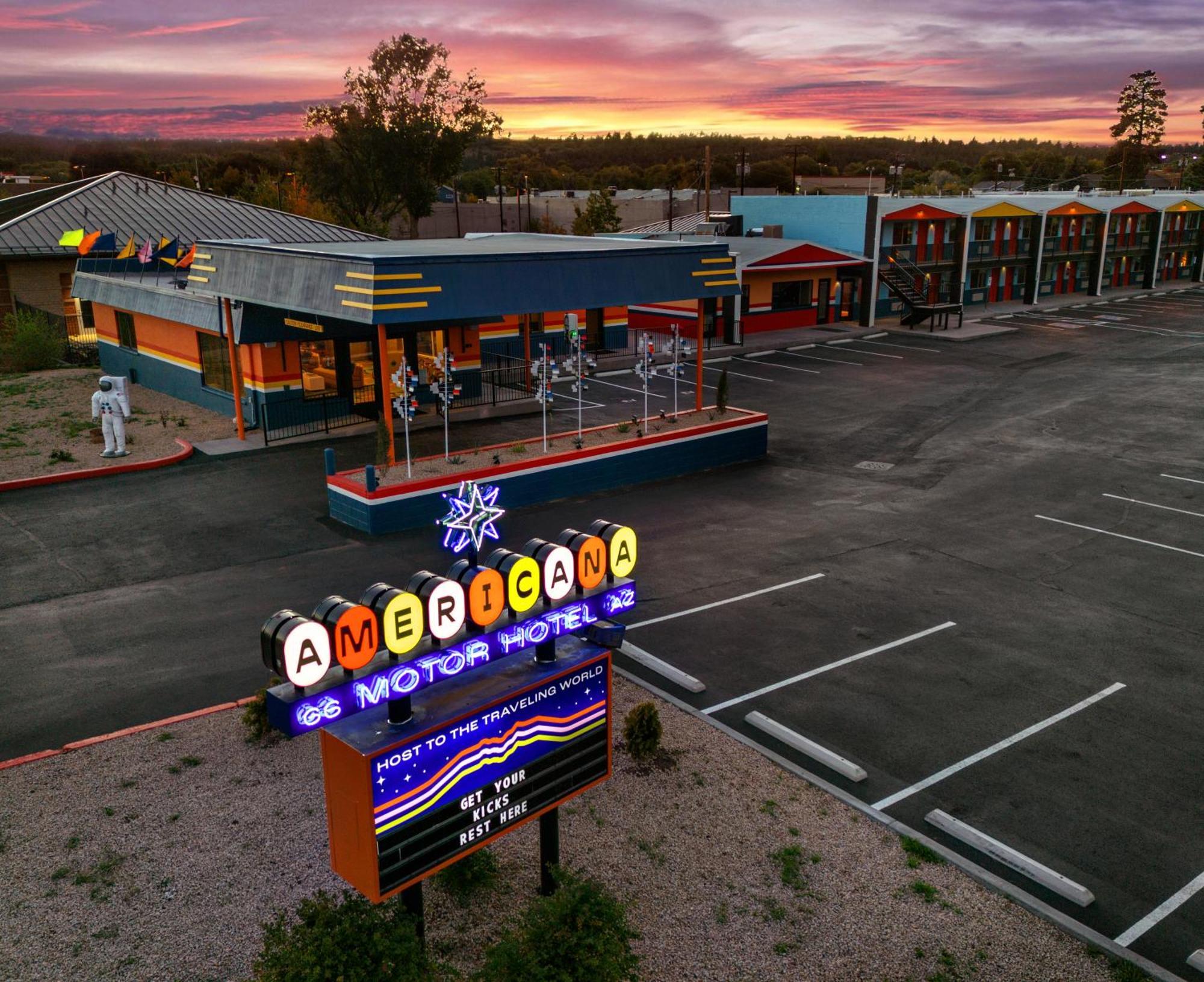 פלאגסטאף Americana Motor Hotel מראה חיצוני תמונה