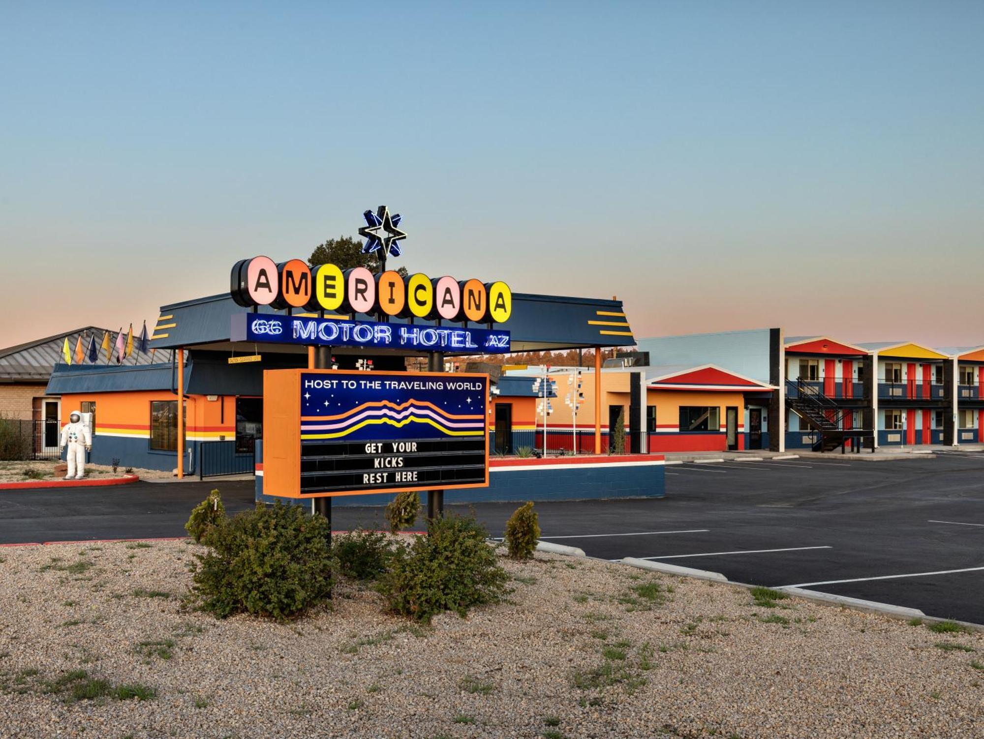 פלאגסטאף Americana Motor Hotel מראה חיצוני תמונה
